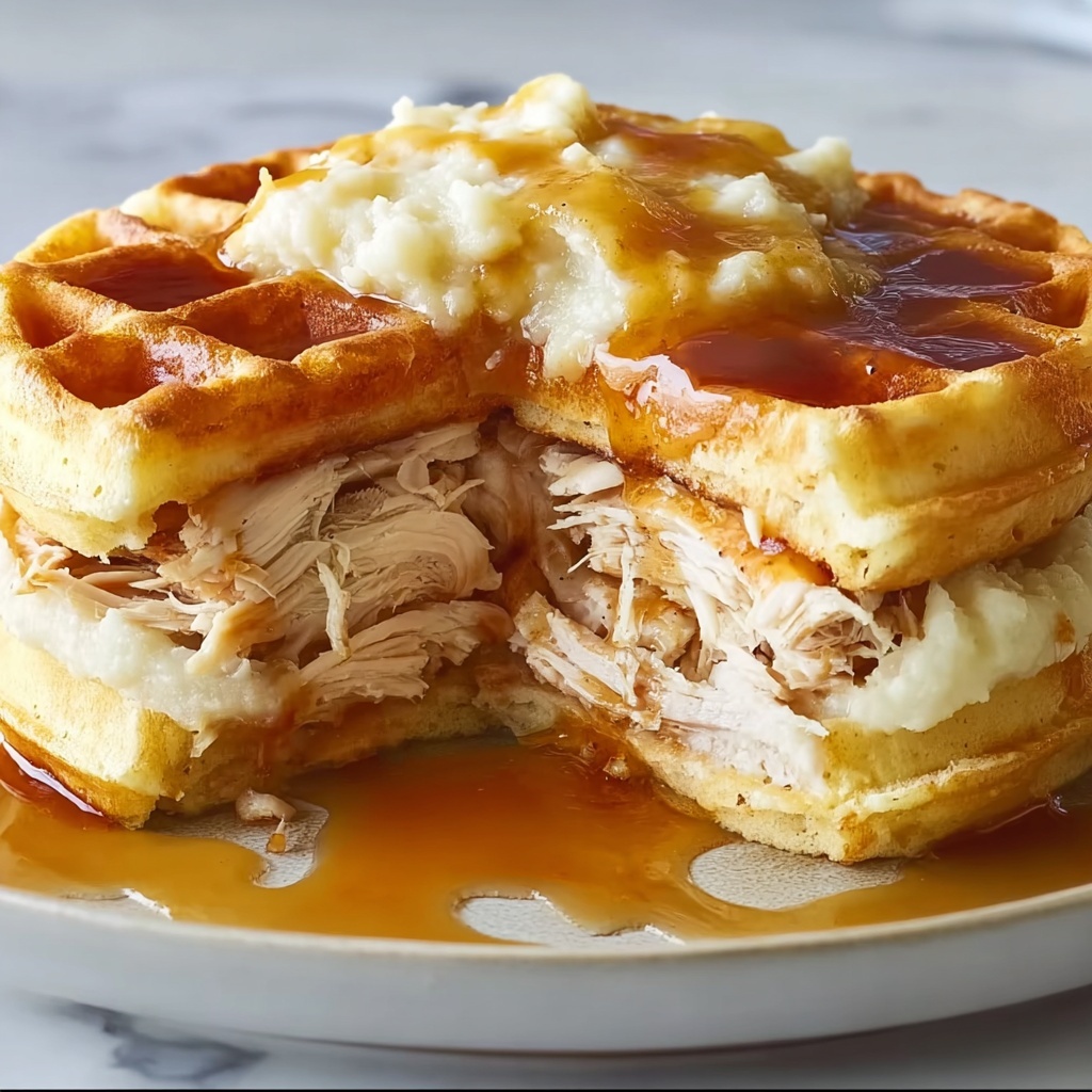 Chicken & Waffles Breakfast Bake Recipe - Recipe Image