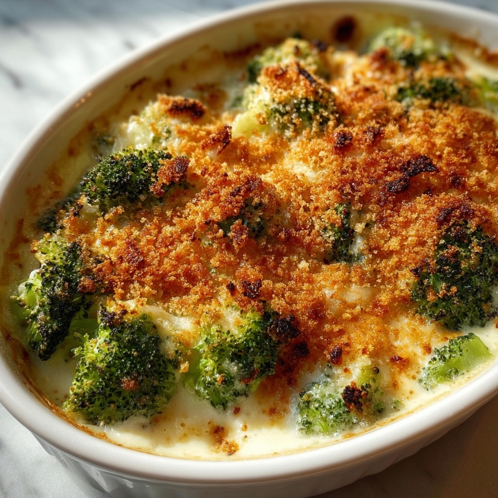Creamy Broccoli Casserole: 5 Ingredients for Comforting Joy Recipe - Recipe Image