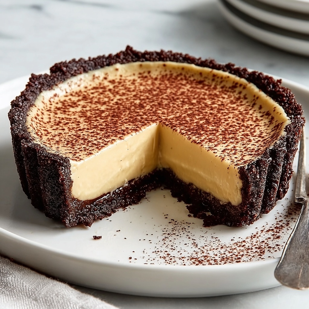 Decadent Coffee Custard Pie Recipe - Recipe Image