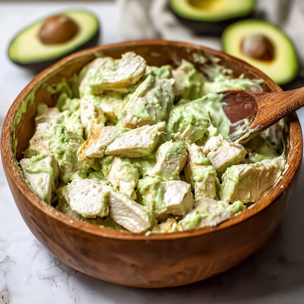 Irresistible Avocado Chicken Salad That’s Super Creamy! Recipe - Recipe Image