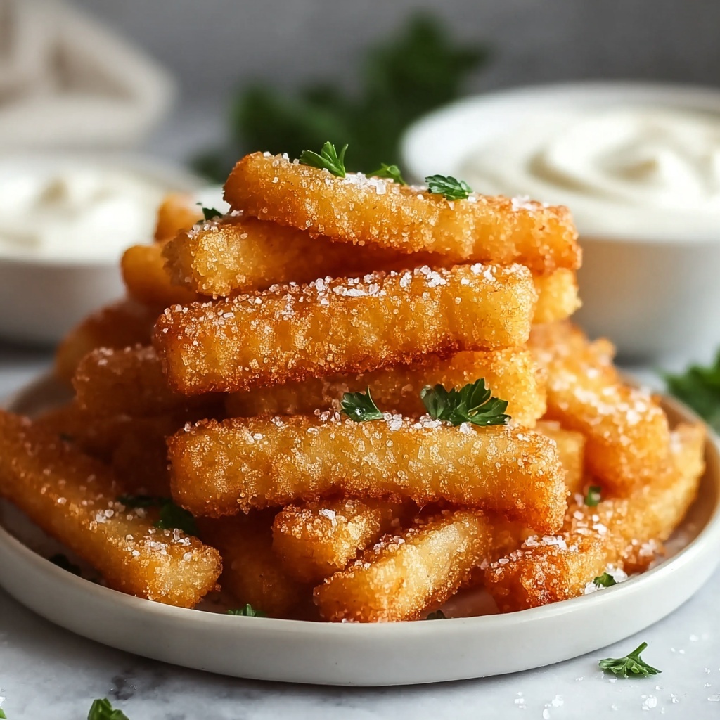 Crispy Haloumi Fries with Zesty Garlic Dip Recipe - Recipe Image