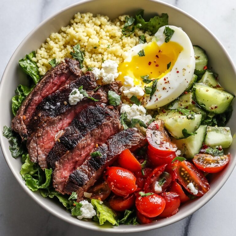 Mediterranean Steak Bowl Recipe