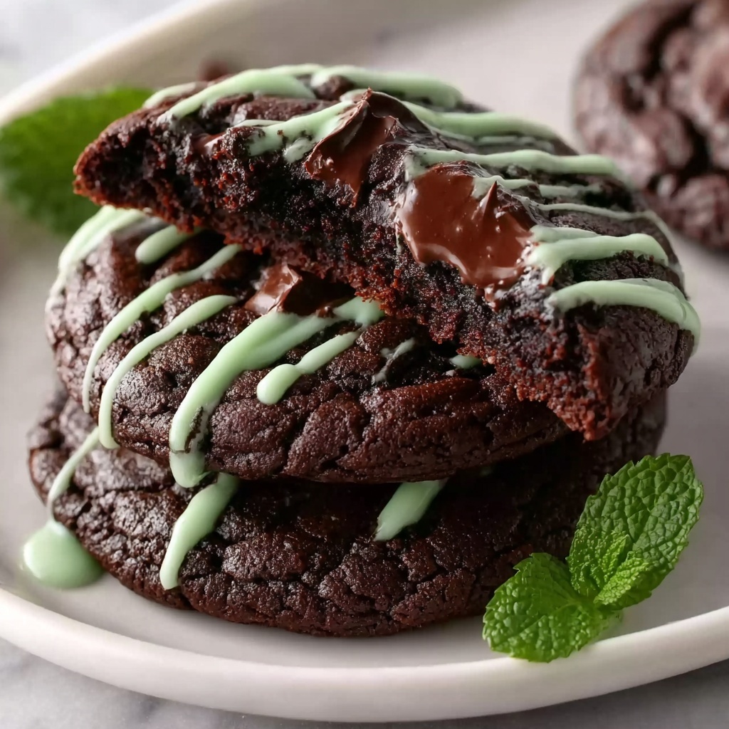 Chocolate Mint Cookies Recipe - Recipe Image