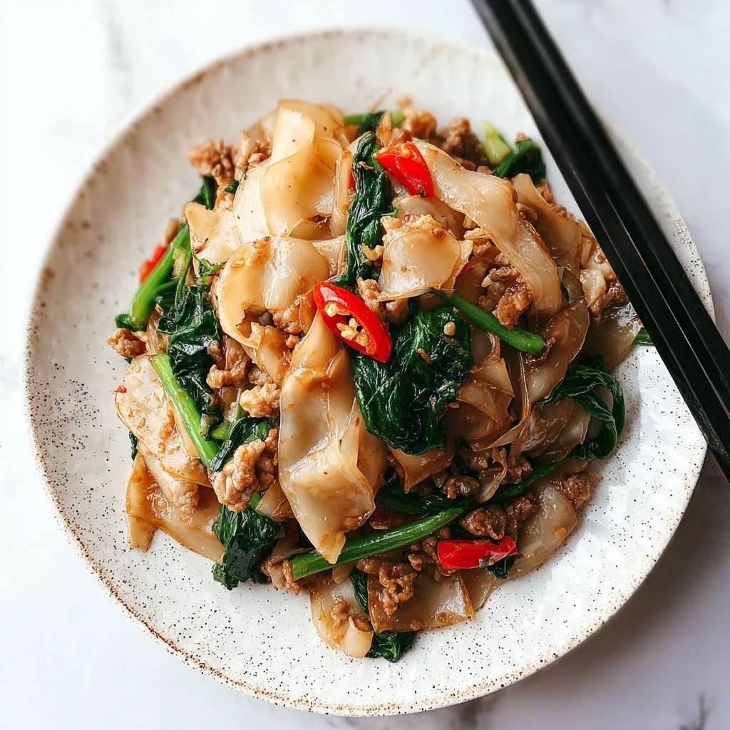 Mouthwatering Pad See Ew: A Homemade Thai Delight Recipe - Recipe Image