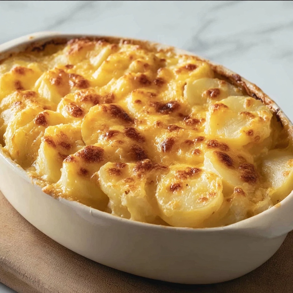 Irresistible Delmonico Potatoes: Creamy Cheesy Comfort Awaits Recipe - Recipe Image