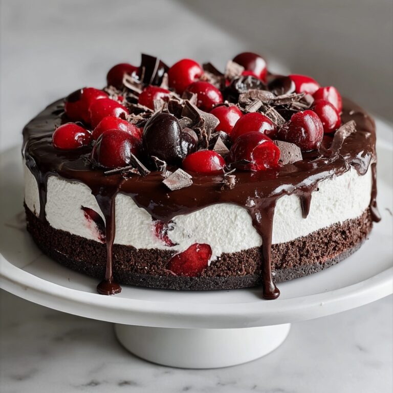 No-Bake Black Forest Cheesecake Recipe