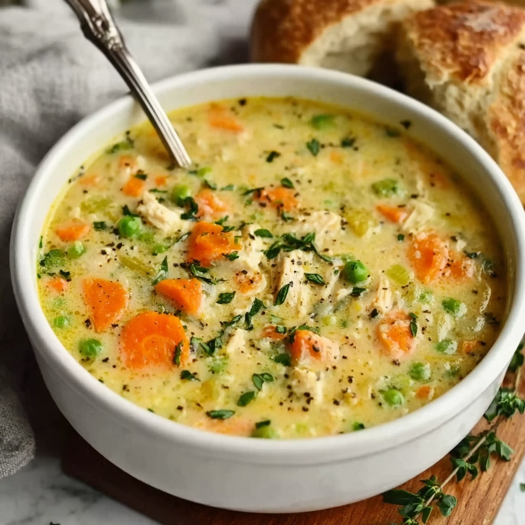 One-Pot Creamy Vegetable Soup Recipe - Recipe Image