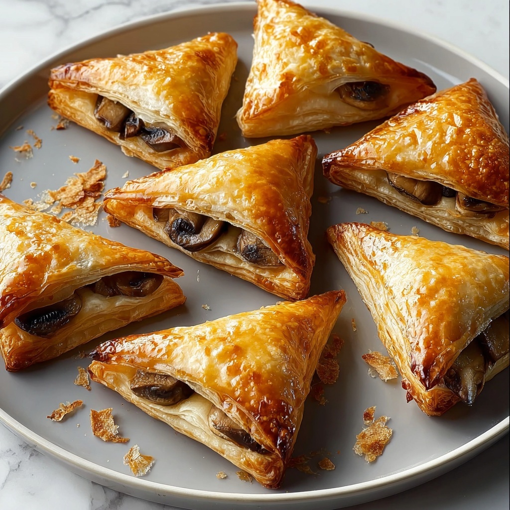 Savory Mushroom Puff Pastry Bites Recipe - Recipe Image