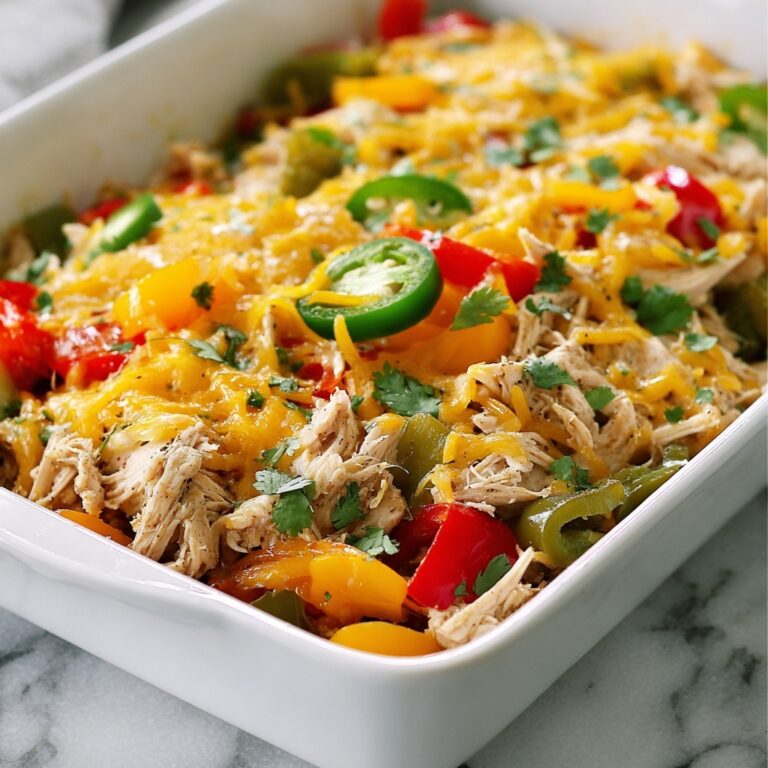Chicken Fajita Casserole Recipe