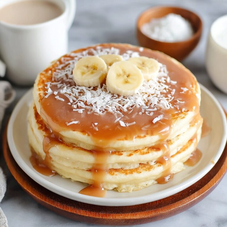 Sweet Coconut Cream Pancakes Recipe
