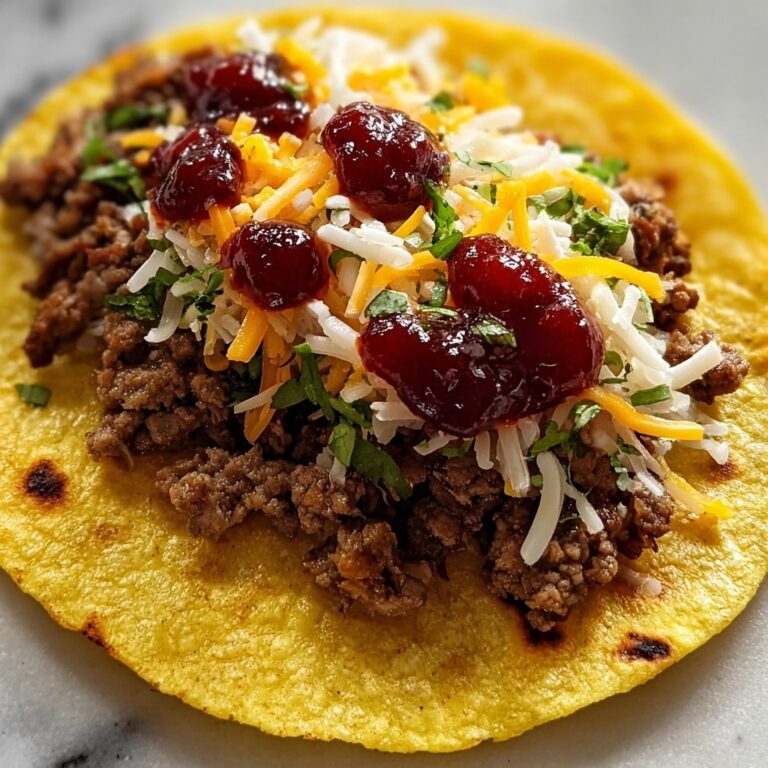 Thanksgiving Leftover Smash Burger Tacos Recipe