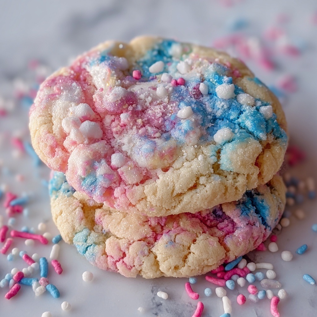 Cotton Candy Cookies Recipe - Recipe Image