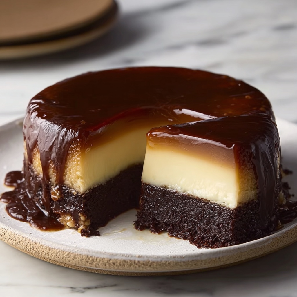 Magic Melt Chocoflan Recipe - Recipe Image
