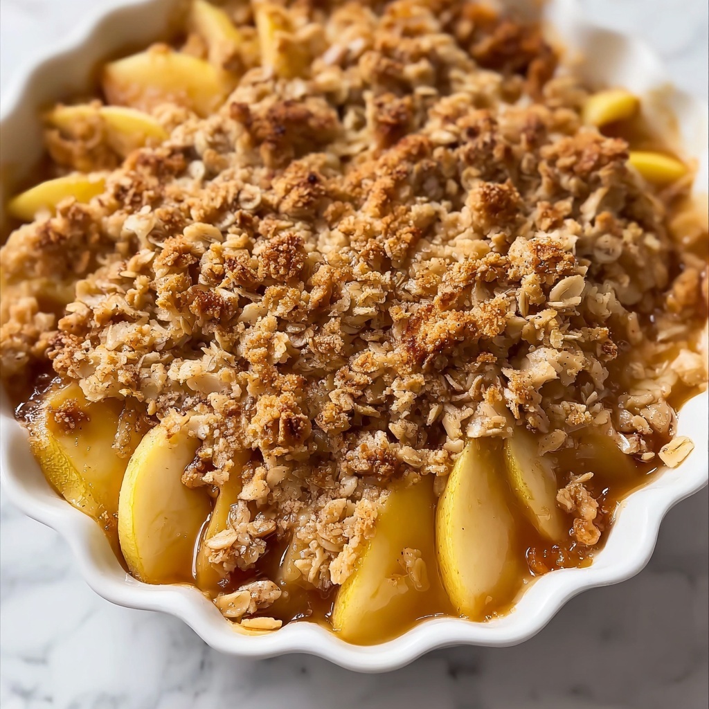 Old Fashioned Easy Apple Crisp Recipe - Recipe Image