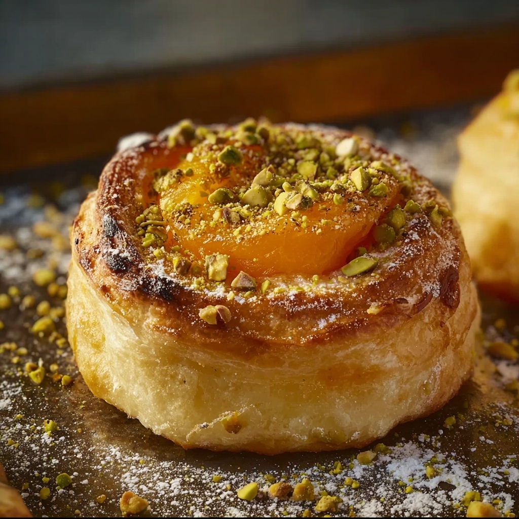 Pistachio Orange Puff Pastries Recipe - Recipe Image