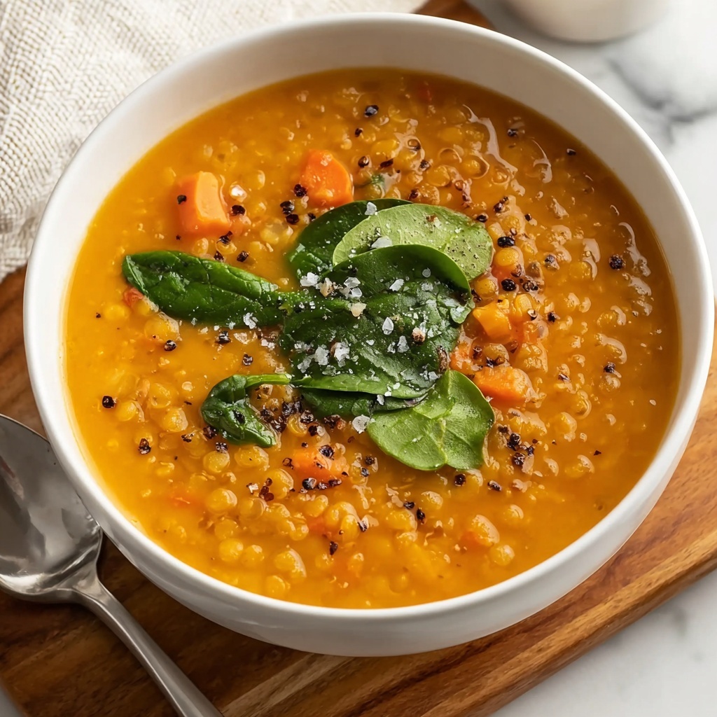Creamy Red Lentil Soup Recipe - Recipe Image
