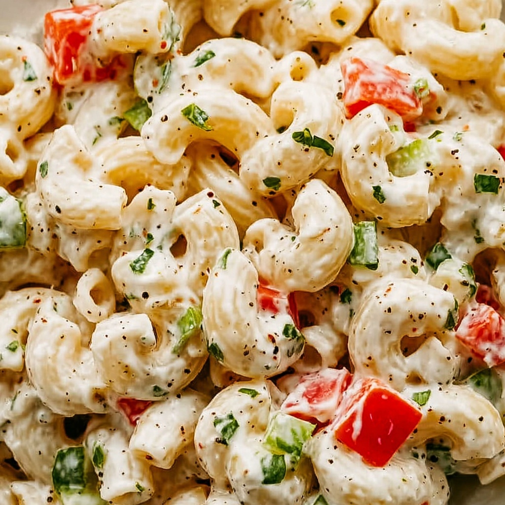 Delicious Cold Macaroni Salad for Easy Summer Picnics Recipe - Recipe Image