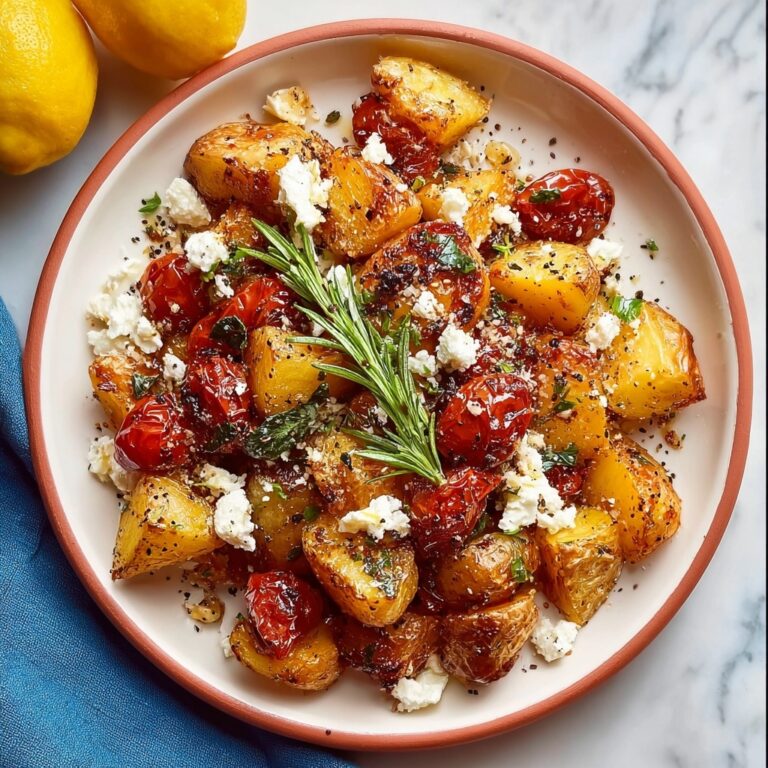 Baked Feta Potatoes: Crispy, Cheesy Perfection Recipe