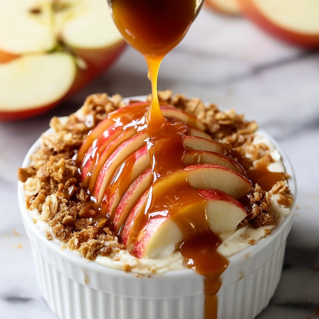 Cream Cheese Caramel Apple Dip with Toffee Bits Recipe - Recipe Image