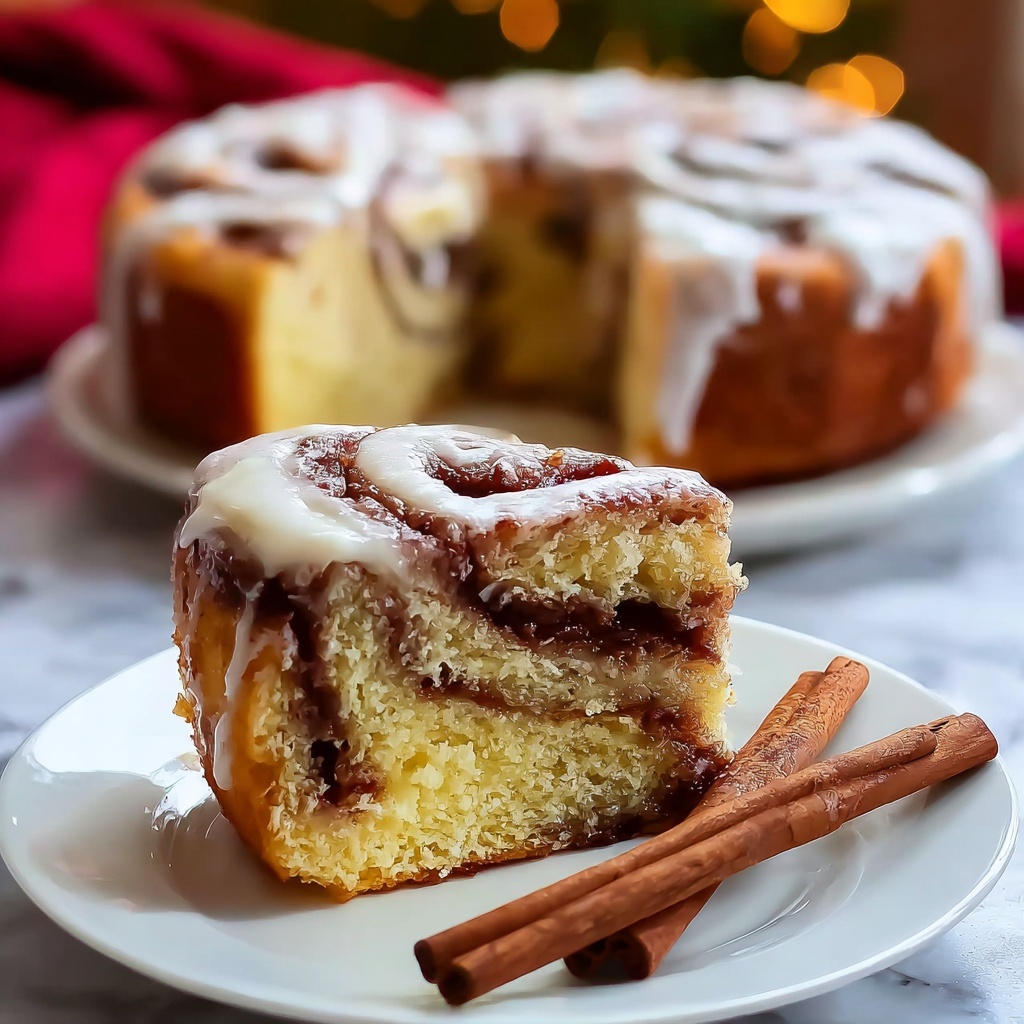 Cinnamon Roll Cake Recipe - Recipe Image