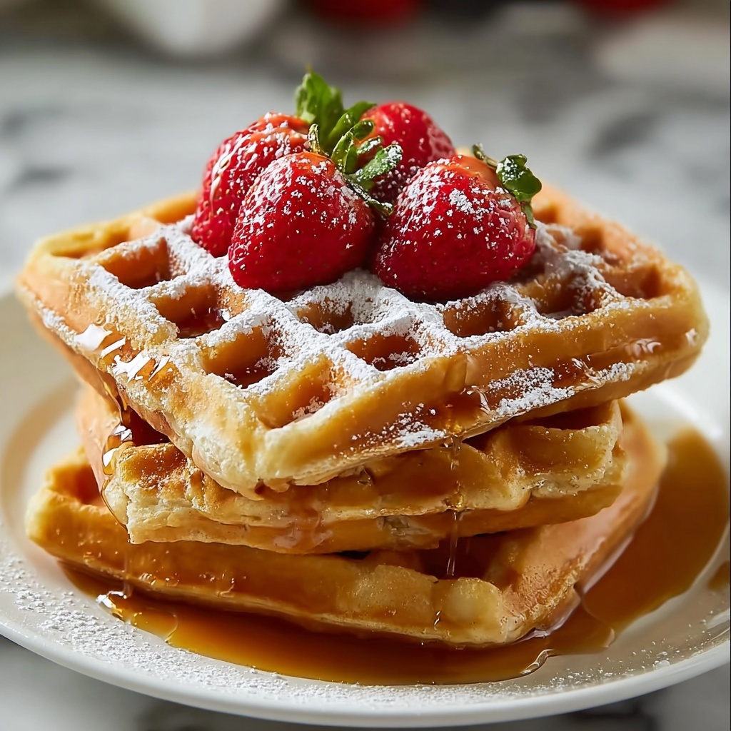 Protein Waffles Recipe - Recipe Image