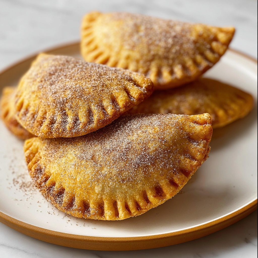 Fried Pumpkin Hand Pies with Cinnamon Sugar Recipe - Recipe Image