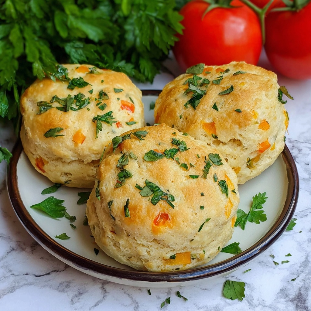 Daddy's Savory Tomato Biscuits Recipe - Recipe Image