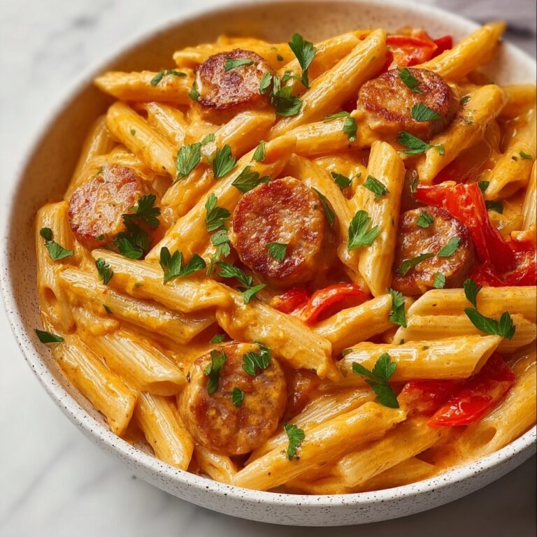 Creamy Cajun Sausage Pasta That’s Bursting with Flavor Recipe