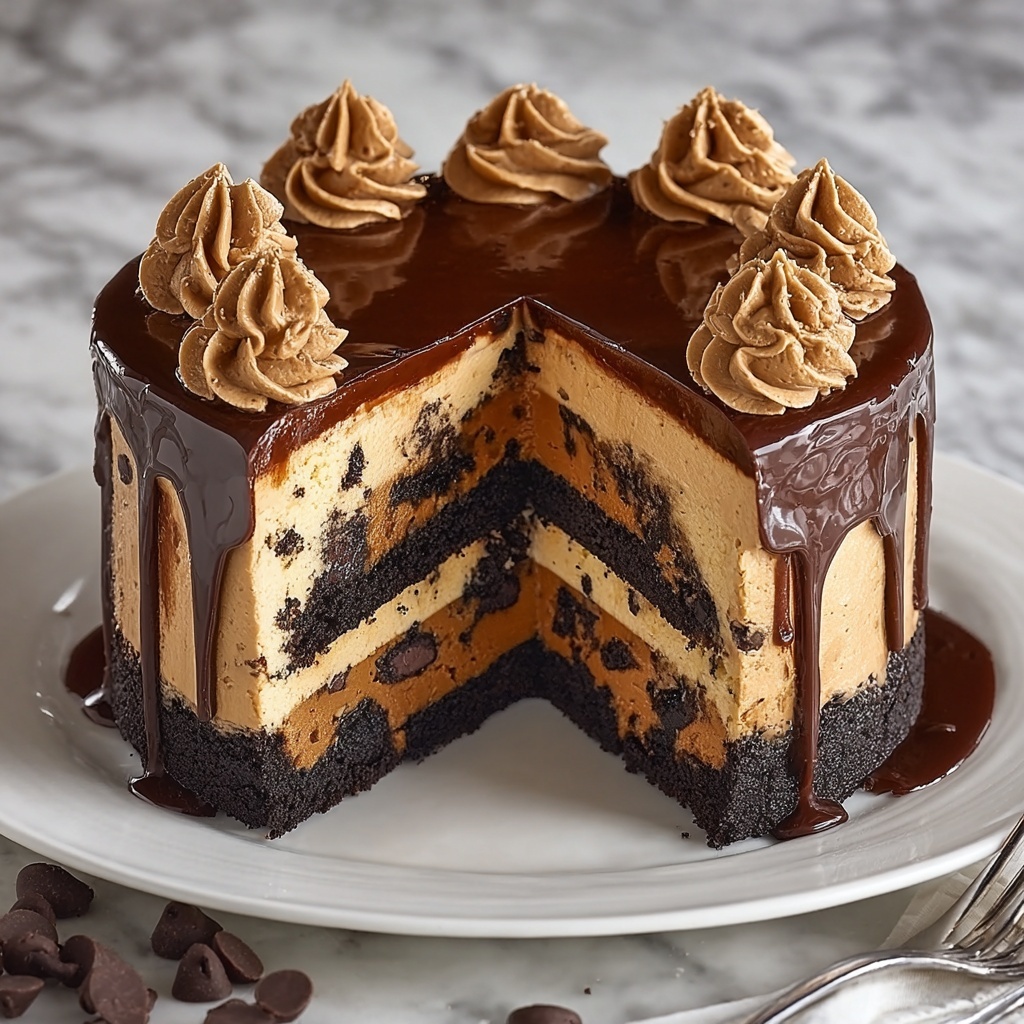Chocolate Peanut Butter Cheesecake Delight Recipe - Recipe Image