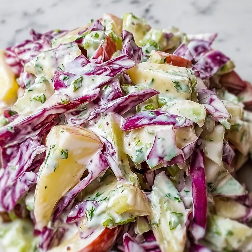 Cranberry Apple Coleslaw: A Fresh Take on Classic Crunch Recipe - Recipe Image