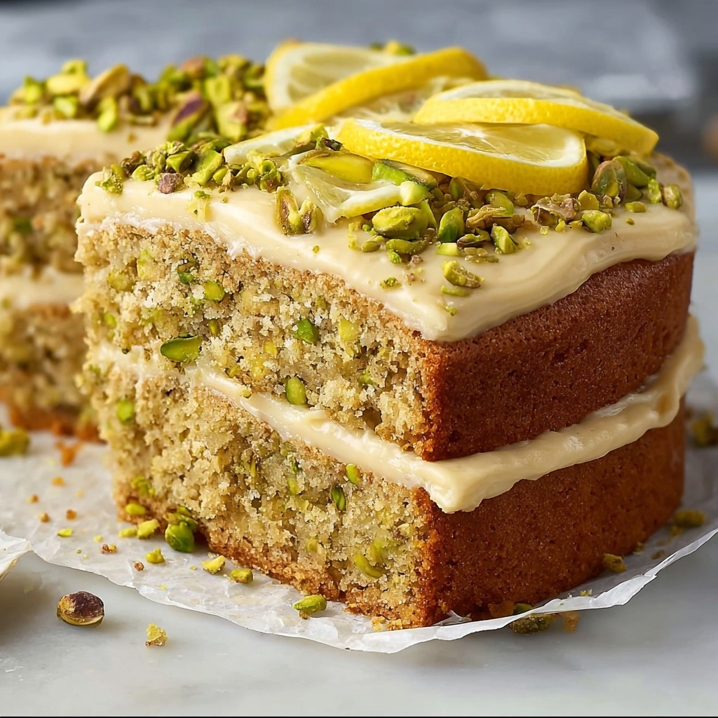Zesty Lemon Pistachio Cake for Your Best Spring Celebrations Recipe - Recipe Image