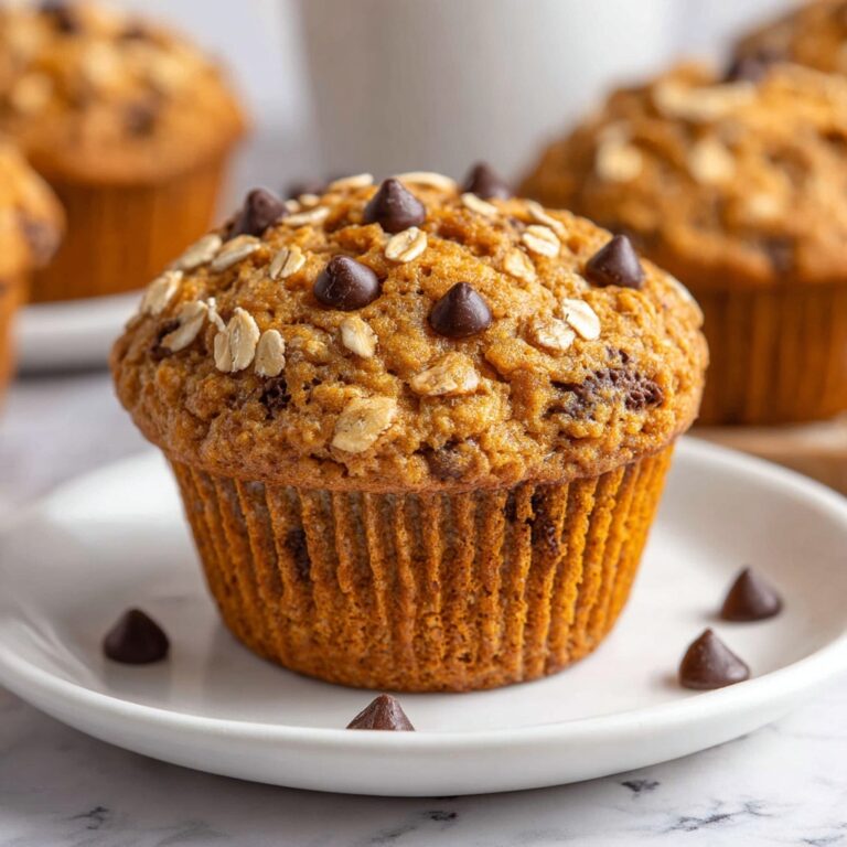 Oatmeal Chocolate Chip Greek Yogurt Muffins Recipe