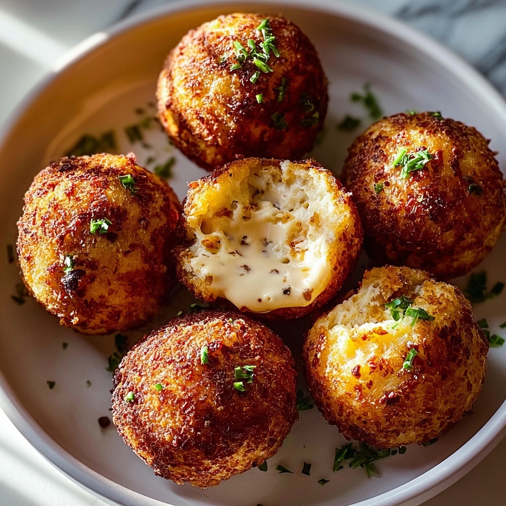 Crispy Reuben Balls with Spicy Thousand Island Dip Recipe - Recipe Image