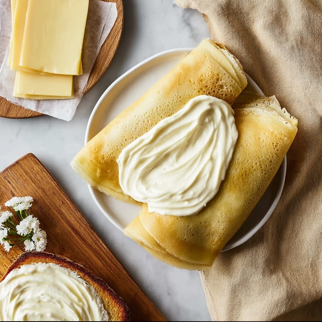 Deliciously Creamy Durian Cream Pancakes That Wow Every Bite Recipe - Recipe Image