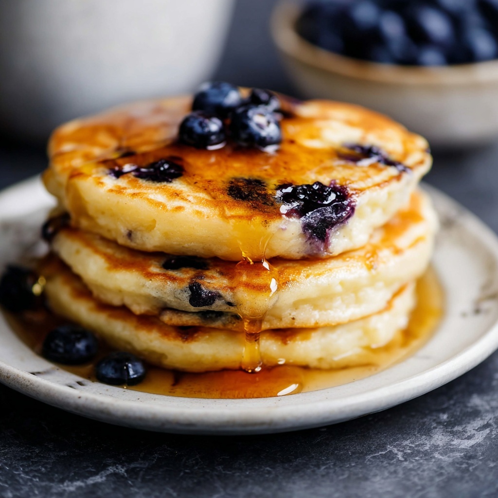 The Best Blueberry Pancakes Recipe - Recipe Image