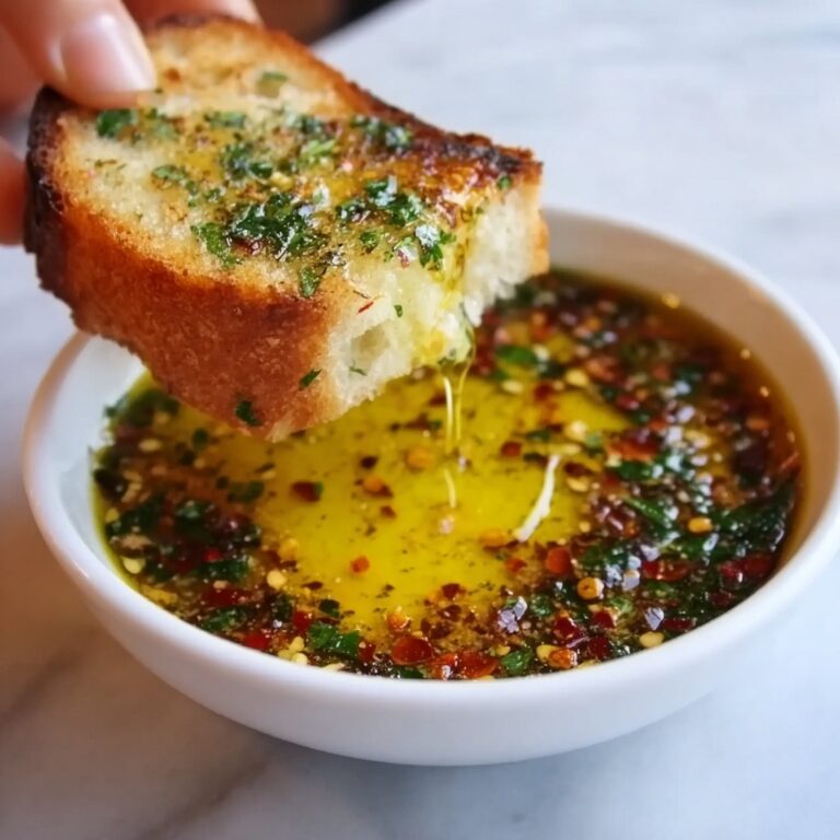 Olive Oil and Garlic Herb Bread Dip Recipe