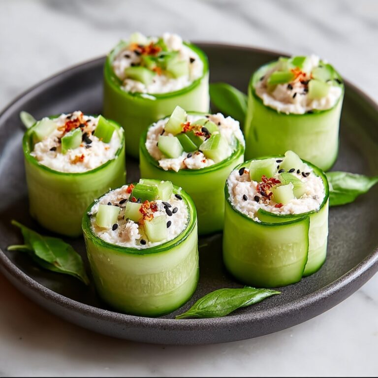 Delicious Chicken Salad Cucumber Roll-Ups for a Fresh Lunch Recipe