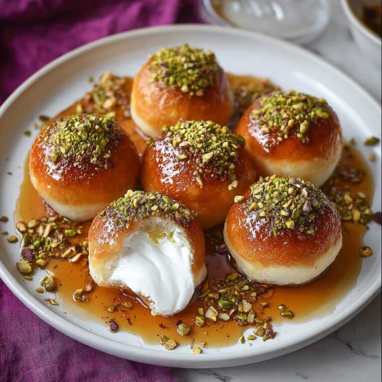 Stuffed Gulab Jamuns with Cream and Pistachio Filling Recipe