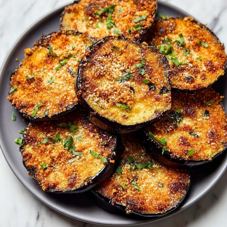 Crispy Parmesan Italian Seasoned Air Fryer Eggplant Recipe