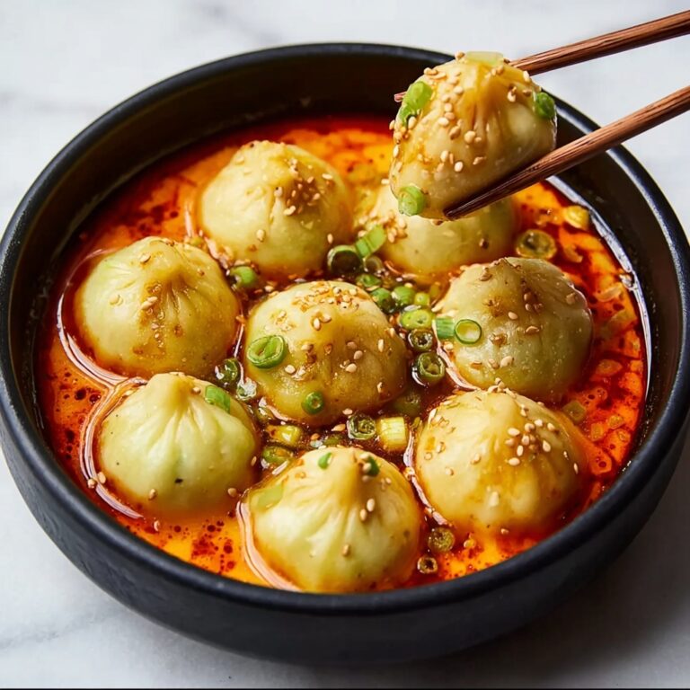 Soup Dumplings in Creamy Gochujang Sauce Recipe