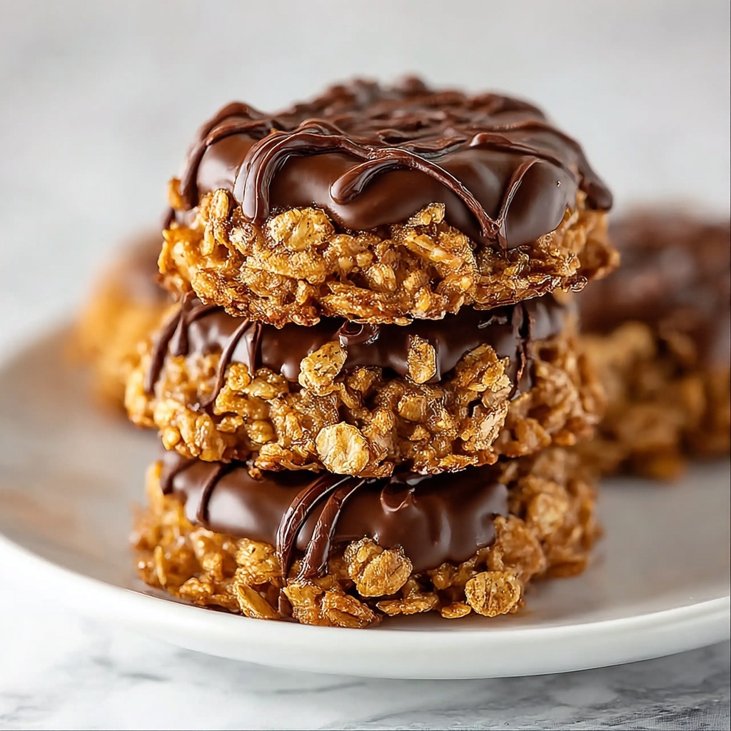 Chocolate Peanut Butter Cornflake Cookies Recipe - Recipe Image
