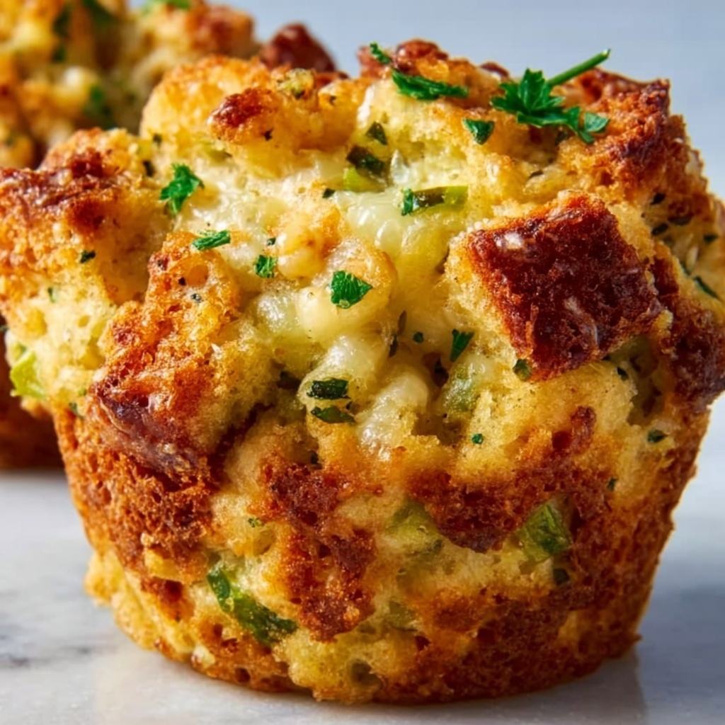 Pickle Fix Thanksgiving Stuffing Muffins Recipe - Recipe Image