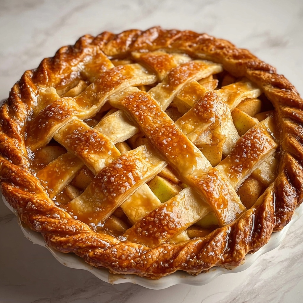 Classic Baked Spiced Apple Pie Recipe - Recipe Image