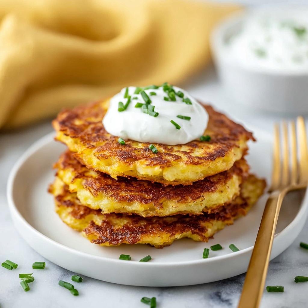 Crispy Easy Potato Pancakes Recipe - Recipe Image