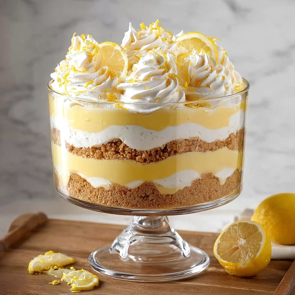 Outrageous Lemon Lovers Trifle Recipe - Recipe Image