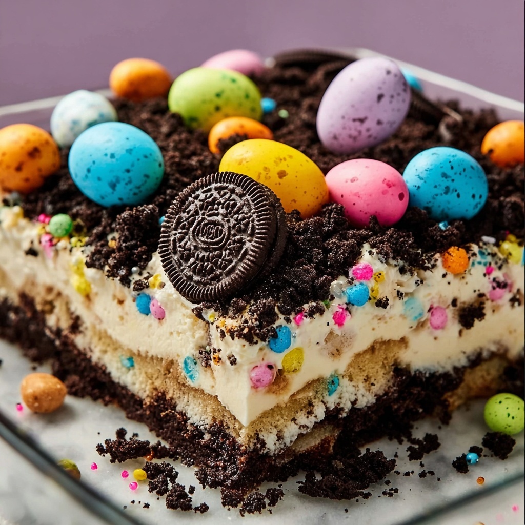 Easter Dirt Cake Recipe - Recipe Image