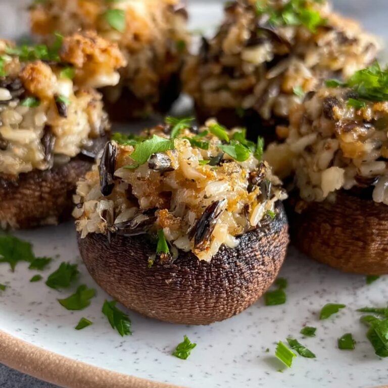 Wild Rice Stuffed Morel Mushrooms Recipe
