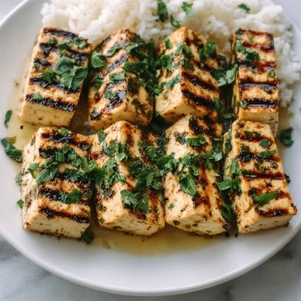 Garlic Herb Butter Tofu Recipe - Recipe Image