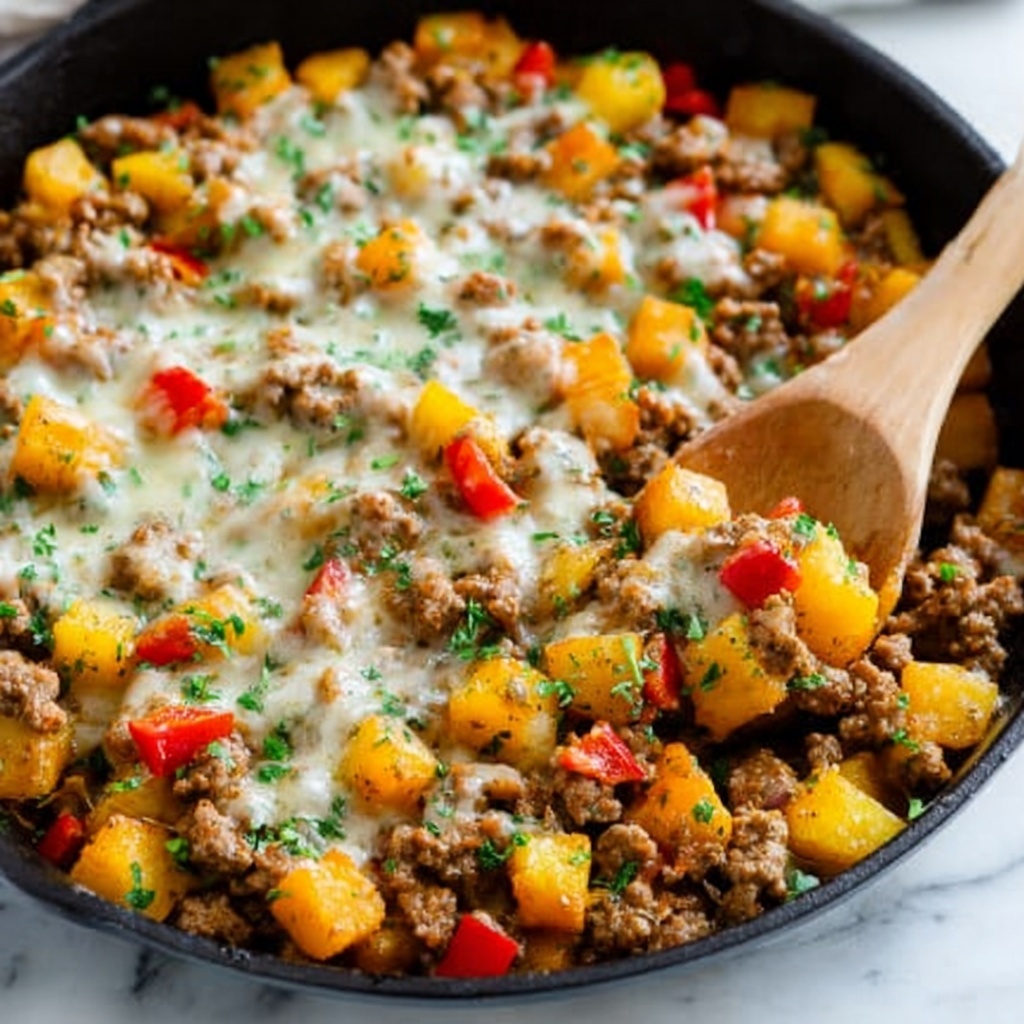 Mexican Ground Beef and Potato Skillet Recipe - Recipe Image