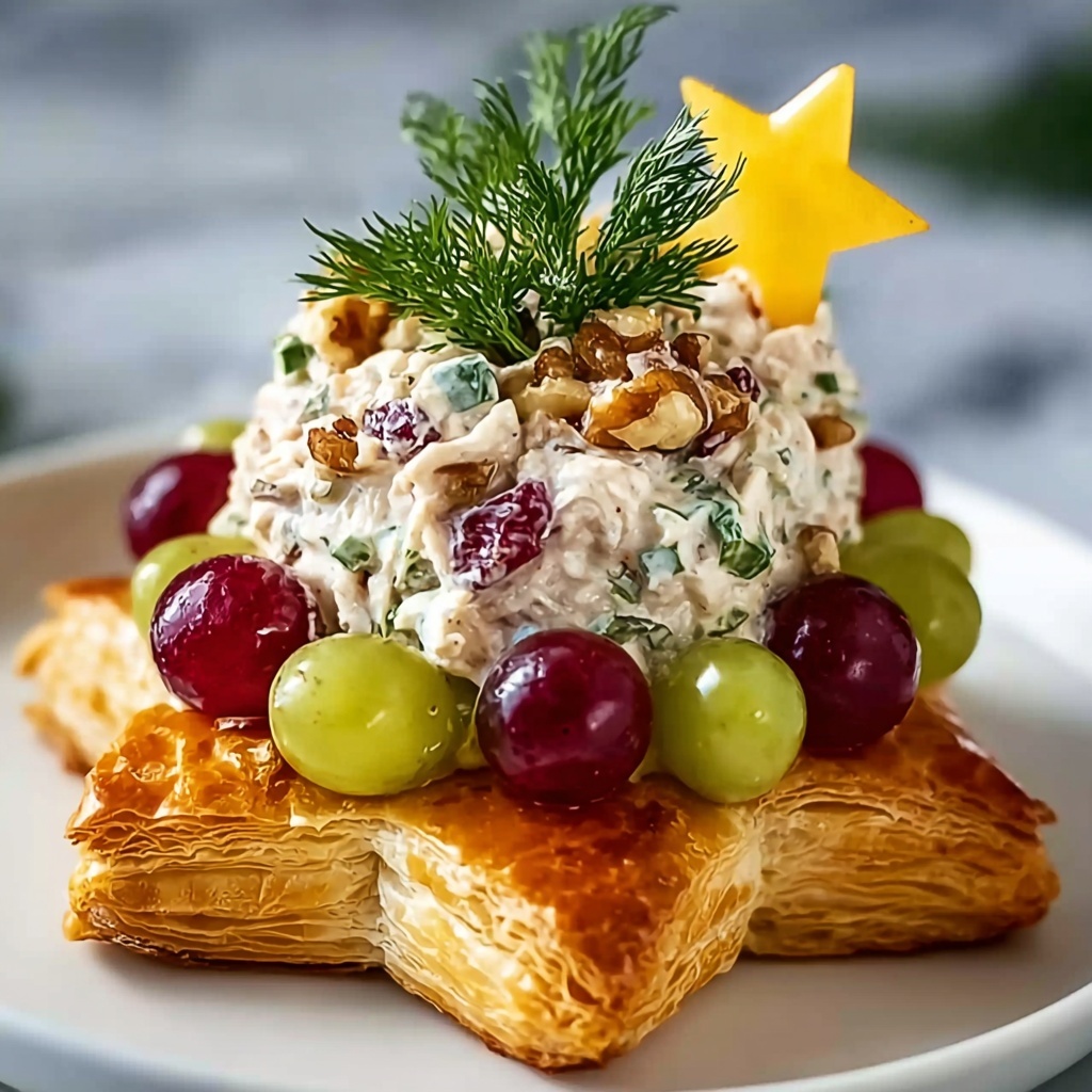 Cranberry Pecan Chicken Salad Puff Recipe - Recipe Image